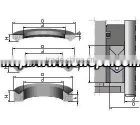 V Type Fabric Laminated Seal Ring thumbnail-1