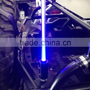 Wholesale Car Roof Led Flags 4ft 5ft 6ft 12v Multi Colors Car Roof Decorative Car Antenna thumbnail-5