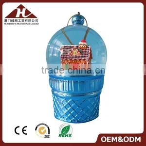 Christmas House Ornament Cheap Water Globes thumbnail-1