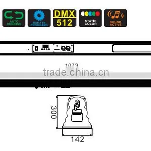 8 Sections Pixel 240*10mm Battery Operated DMX LED Bar thumbnail-3