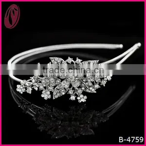Hot New Products for 2014 Charming Pearl Rhinestone Flower Headband thumbnail-1