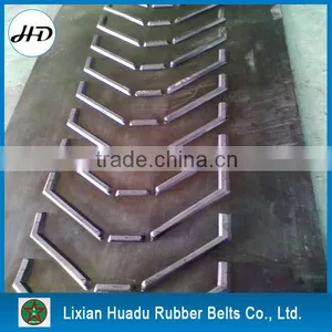 Solid Woven Pattern Chevron Fabric Core Conveyor Belt thumbnail-1