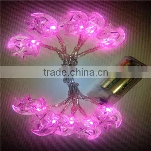 10L Led Battery Moon and Star Light Led Christmas String Light thumbnail-1