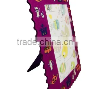 Wholesale Dark Colored Halloween Themed Funny Felt Picture Frame thumbnail-2