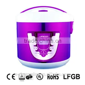 Color Stainless Steel Shell Automatic Multi Function Electric Rice Cooker thumbnail-3