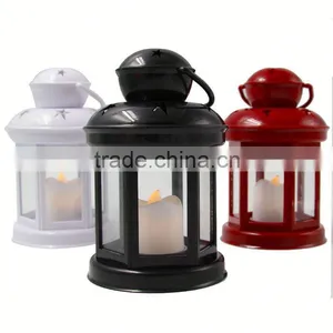 Promotion Poppas BS10 Classic ABS Plastic Cheap Colorful Decoration Hurricane Lantern,Moroccan Lantern thumbnail-1