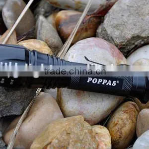 Hot Sale V2-858 18650 Battery Rechargeable Long Distance Torch Xm-l T6 Bright Led Waterproof Flashlights thumbnail-2