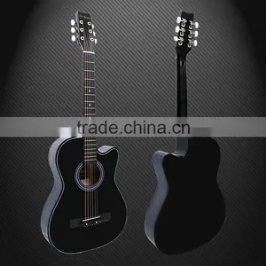 Customized Widely Used Cheap Best Quality Small Acoustic Guitars thumbnail-3