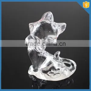 Bulk Hand Press Clear Animal Glass Ornament Christmas Decorations Made in China thumbnail-3