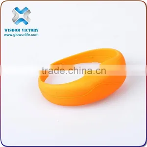 2016 Motion and Sound Led Activated Bracelet Accept Customized,led Bracelet thumbnail-5