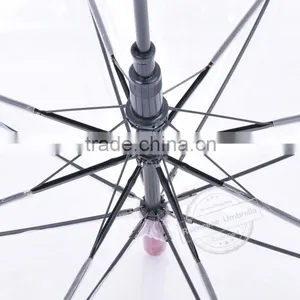 Fashion Straight Transparent Bubble Poe Umbrella thumbnail-5