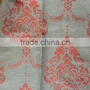 NEW ARRIVAL Big Flower Design 100% Polyester Jacquard Curtain Fabric thumbnail-1