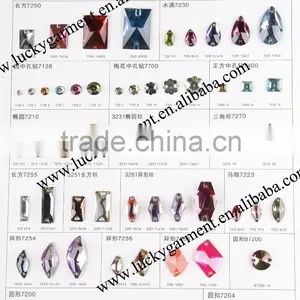 FREE SHIPPING 2015 NEWEST!! LUCKY Highest Quality Flat Back Sew-on Resin Epoxy Mosha Effect thumbnail-2