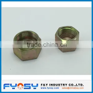 Straight DIN Swivel Nut Hydraulic Fitting Retaining Nut Hex Nut thumbnail-2