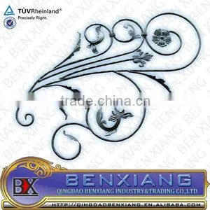 Gate and Fence Design Wrught Iron Ornamental Metal Panels thumbnail-1