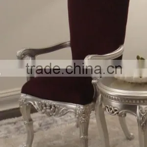Royal Luxury European Style Bedroom/Living Room Furniture Sets Lounge Chairs, Small Tea Table thumbnail-6