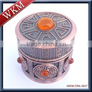 Arabic Gold Colour Crystal Incense Burner thumbnail-6