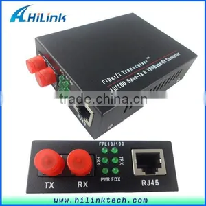 Dual Fiber FC RJ45 Connector Media Converter 10/100Base thumbnail-1