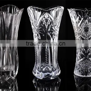 Clear Glass Vase for Home Decoration thumbnail-1