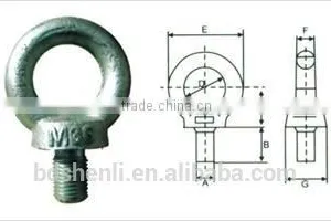 Eye (ring)screw (bolt) DIN 580 thumbnail-2