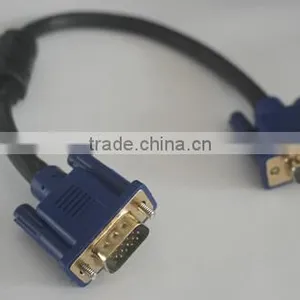 15cm VGA/SVGA Cable 15 DPin Connector Male to Male for PC Laptop Monitor TV thumbnail-1