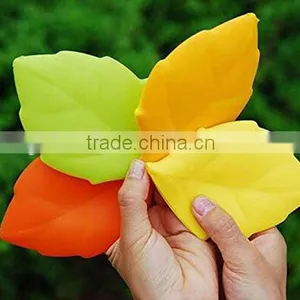 2016 New Products China LFGB / FDA Leaf Shape Foldable Cup for Outdoor Travelling Camping Hiking thumbnail-6