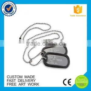 High Quality Custom Human Blank Dog Tags thumbnail-3