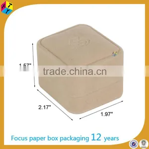 Elegant High End Paper Packaging Jewelry Box Velvet thumbnail-2