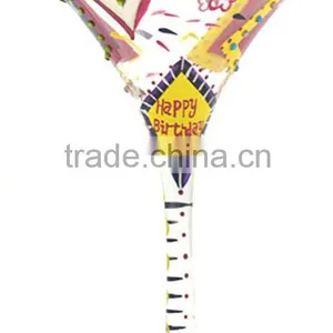 Martini Glass Cup With Painting thumbnail-1