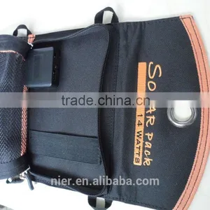 2016 High Efficiency Solar Pack Portable Solar Cells Bag 14 Watts Charge for Mobile Phones thumbnail-6