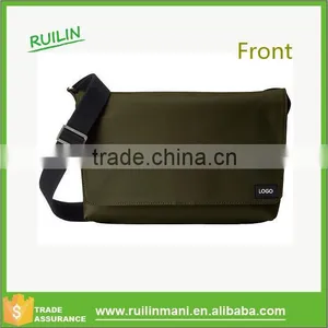 China Supplier Shoulder Messenger Bag Mens Plain Crossbody Messenger Satchel Folding Flap With Snap Closure thumbnail-1