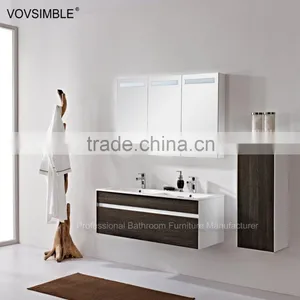 Bathroom Furniture Unit Solid Wood Wall Mounted Big Size Vanity Cabinet thumbnail-2
