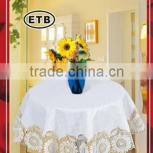 GOLDEN PVC TABLECLOTH-LX-1030 RD70CM thumbnail-1