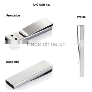 Promotion Gift Usb Clip, Metal Mini Usb Memroy Stick With Free Laser Engraved Logo, Custom Mini Usb Key thumbnail-1