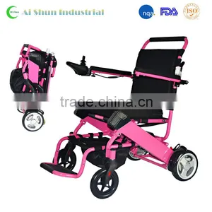 Aluminium Folding Electric Lightweight Power Wheelchair thumbnail-1