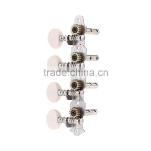Machines Tuners Pegs Tuning Key With White Pearl Plastic Knobs 4L+4R for Mandolin thumbnail-1