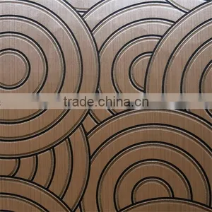 Modern New Circle Soundproof Wallpaper, Black Silver Fashion Hotel 3d Wall Paper thumbnail-2