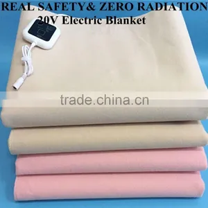 Micro-fleece Cream-colored Electric Heating Blanket With Sleeve thumbnail-3