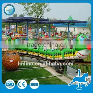 2016 Amusement Park Electric Train Toy Children Train Ride Track Mini Apple Train Rides for Sale thumbnail-6