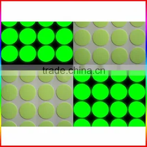 High Quality Round Dots Glow in the Dark Sticker/luminous Sticker thumbnail-1