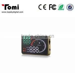 X6 3 Inch Car OBD2 II HUD Head Up Display Overspeed Warning System Projector Windshield Auto Electronic Voltage Alarm Universal thumbnail-2