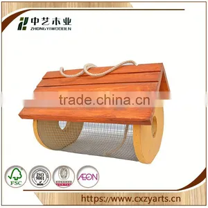 Hot Sale High Quality Stand China Factory Lovely Custom New Design Wooden Bird Houses thumbnail-1