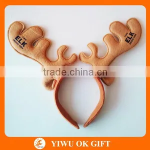 Christmas Reindeer Headband, Reindeer Antlers Headband, Cheap Christmas Antler Headband thumbnail-1