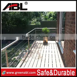 304/316 Building Material for Project Stainless Steel Glass Railing Glass Balustrade Glass Handrail thumbnail-5