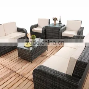 Weatherproof and Fireproof Cheap 6pcs Rattan Sofa Sets thumbnail-2