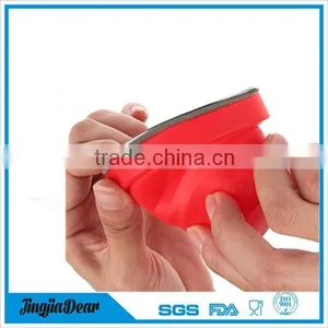 OEM Cheap Silicone Folding Travel Coffee Cup for Sale thumbnail-3