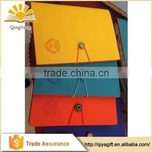 Creative Strainer Promotional High Quatily PU Leather Colourful Hardcover Notebook thumbnail-1