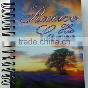 3D PET Lenticular Cover Spiral Pocket Notebook thumbnail-5