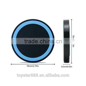Standard Universal Qi Wireless Portable Charger Pad for IPhones Samsung and Other Smartphones thumbnail-3