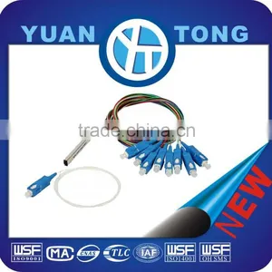 FTTH Single Mode 1x8 Optical Fiber PLC Splitter thumbnail-1